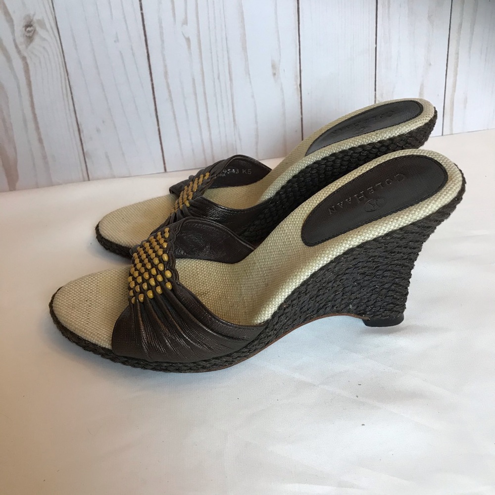 Cole Haan Wedge Sandals 6.5